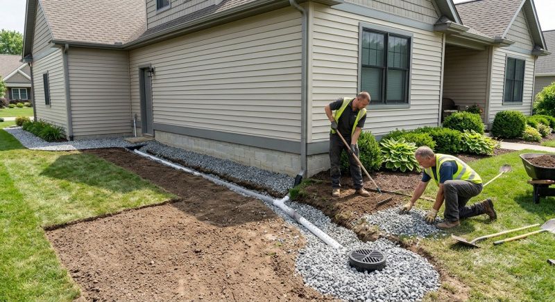 French Ditch Installation in Birmingham, AL