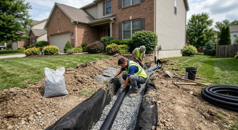 Garden Drainage Installation in Birmingham, AL