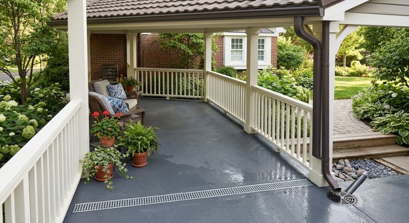 Porch Drainage Installation in Birmingham, AL