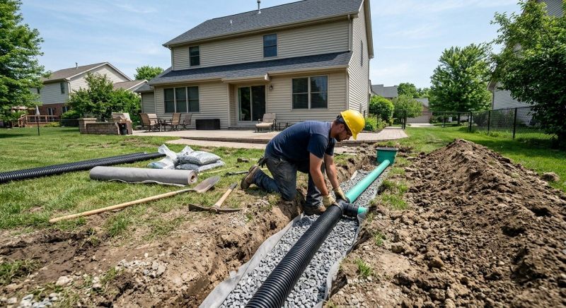 Porch Drainage Installation in Birmingham, AL