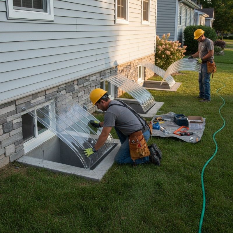 Window Well Cover Installation in Olathe, KS